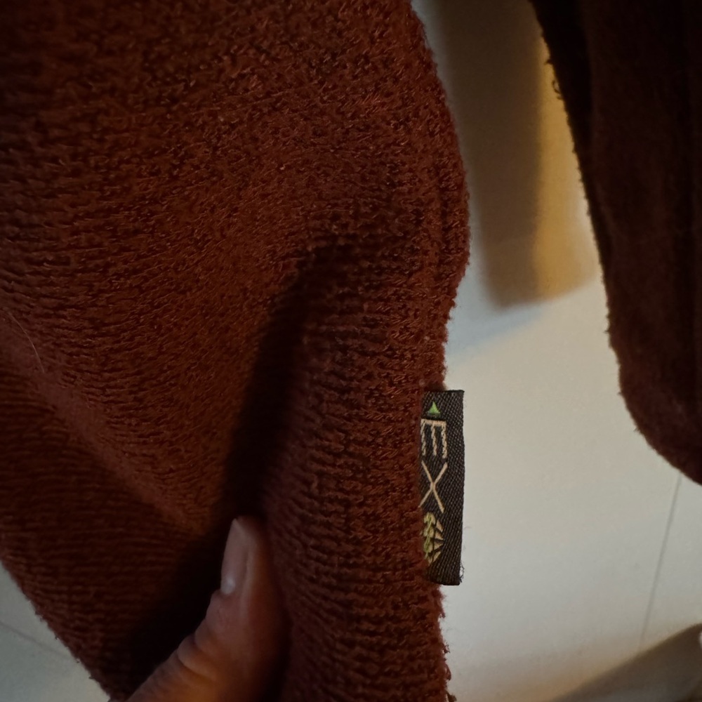 Exofficio Brown Crew Neck Sweater Versatile and Classic - Picture 3 of 5